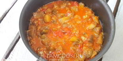 Шаг 11: икры баклажанной жареной