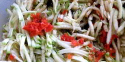 Шаг 2: икры из овощей