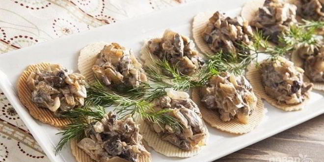 Рецепт икры из замороженных грибов