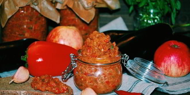 Рецепт Икры из запеченных яблок и овощей