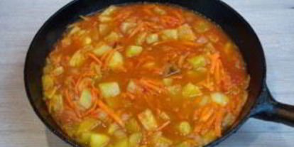 Шаг 4: кабачковой икры из обжаренных кабачков