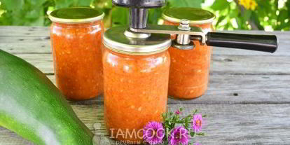Шаг 15: кабачковой икры на зиму через мясорубку