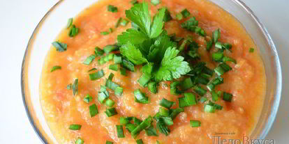 Шаг 15: кабачковой икры с помидорами