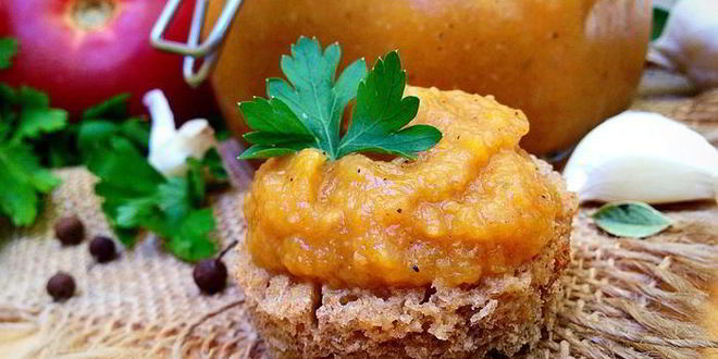 Рецепт кабачковой икры, запеченной в рукаве