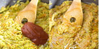 Шаг 5: кабачковой икры