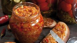 Рецепт Овощной икры из баклажанов и перца