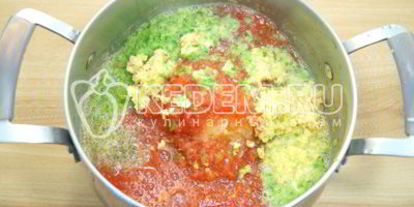 Шаг 3: овощной икры с ранетками