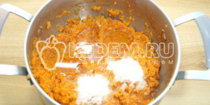 Шаг 5: овощной икры с ранетками