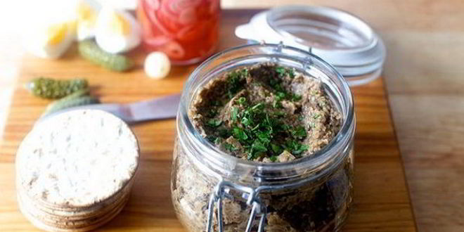 Рецепт постной грибной икры