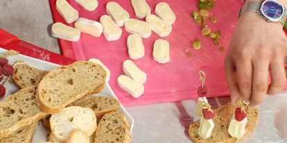 Шаг 6: четыре вида канапе