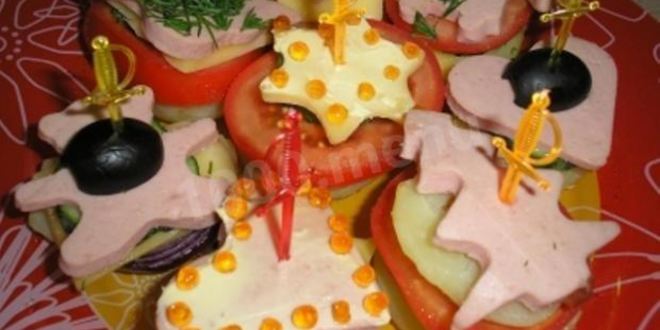 Рецепт канапе для детского дня рождения