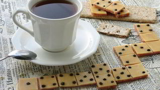 Рецепт Канапе Домино