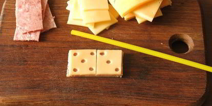 Шаг 3: канапе домино