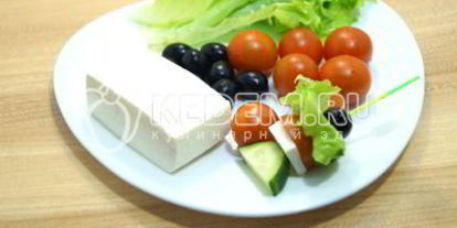 Шаг 2: канапе греческого