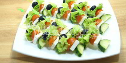 Шаг 3: канапе греческого