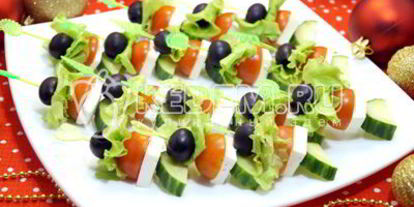 Шаг 4: канапе греческого