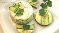 Рецепт Канапе и башенка из авокадо со сливочным сыром