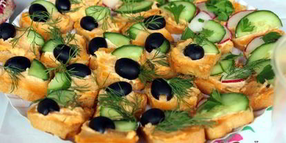 Шаг 3: канапе морская фантазия