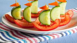 Рецепт Канапе на детский день рождения