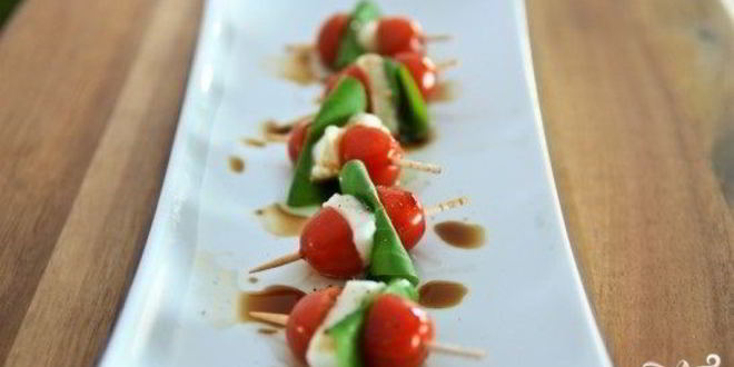Рецепт канапе на шпажках