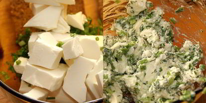 Шаг 1: канапе по-русски с селедкой