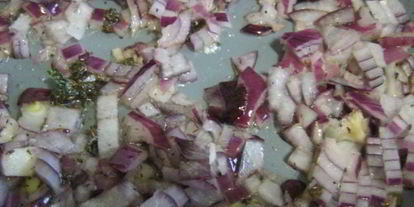 Шаг 4: канапе с черной чечевицей фуршетные