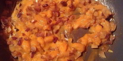 Шаг 2: канапе с икрой морского ежа