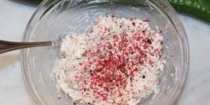 Шаг 1: канапе с крабовым мясом