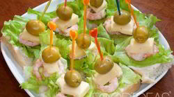 Рецепт Канапе с креветками