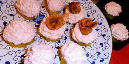 Шаг 13: канапе с лососем