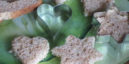 Шаг 4: канапе с муссом из ветчины и рикотты