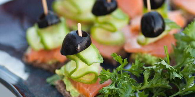 Рецепт канапе с рыбой