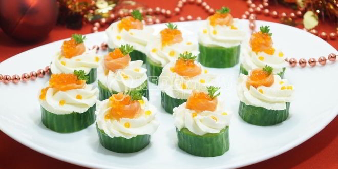 Рецепт новогоднего канапе