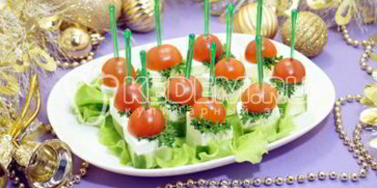 Шаг 5: овощного канапе с сыром фета