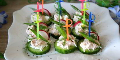 Шаг 5: овощных канапе девичьи посиделки