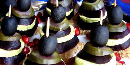 Шаг 17: пикантных канапе из свеклы