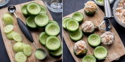 Шаг 2: праздничных канапе с тунцом