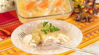 Рецепт Холодца из куриной грудки с желатином