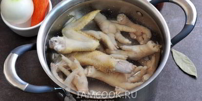 Шаг 4: холодца из курицы без желатина