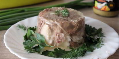 Шаг 7: холодца из свинины и индейки