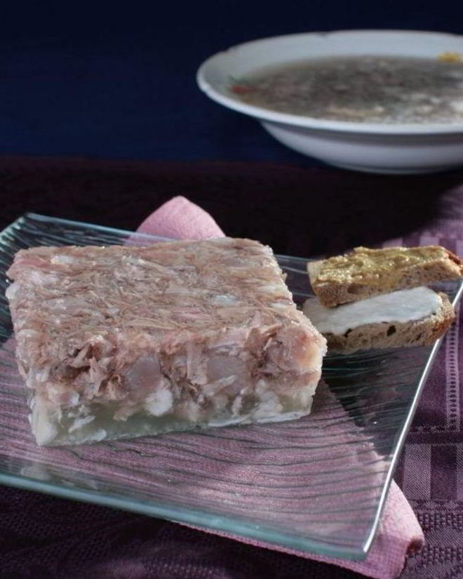 Рецепт холодца иза свинин и куриц