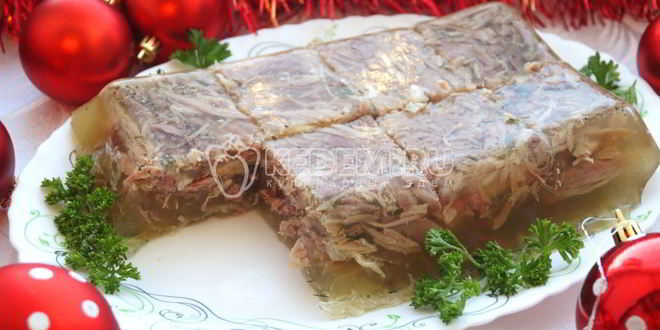 Рецепт холодца иза свиного рульков