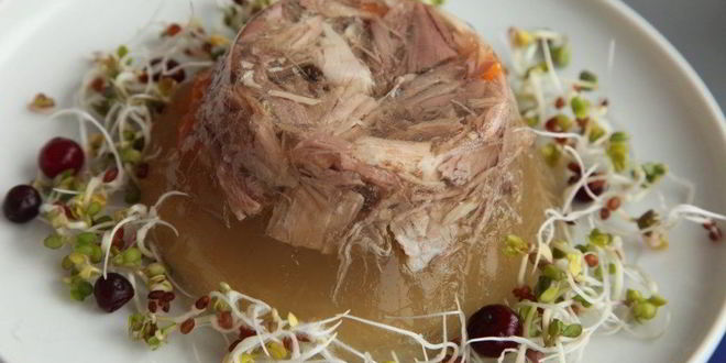 Рецепт холодца куриного без желатина