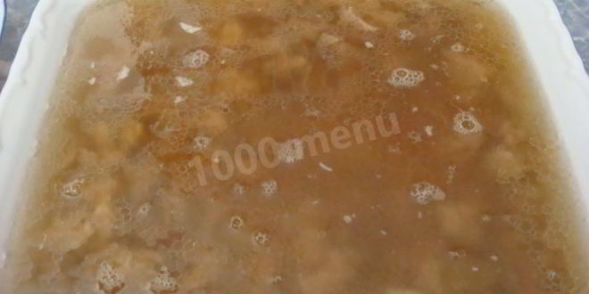 Рецепт Студня холодец в мультиварке из свиных ножек