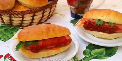 Шаг 11: булочек для хот-догов