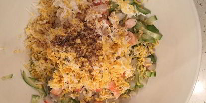 Шаг 5: коктейля из креветок с огурцом