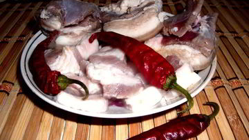 Рецепт Маринованного сала с чесноком