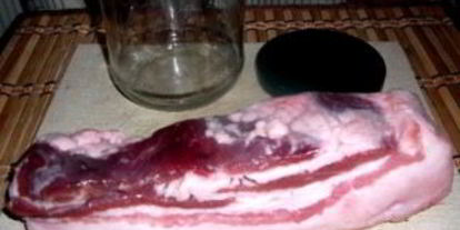 Шаг 1: маринованного сала с чесноком