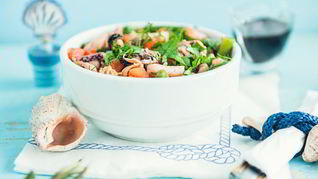 Рецепт Морского коктейля с овощами