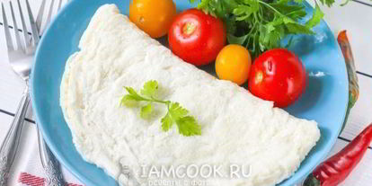 Шаг 6: белкового омлета ны пару в мультиварке